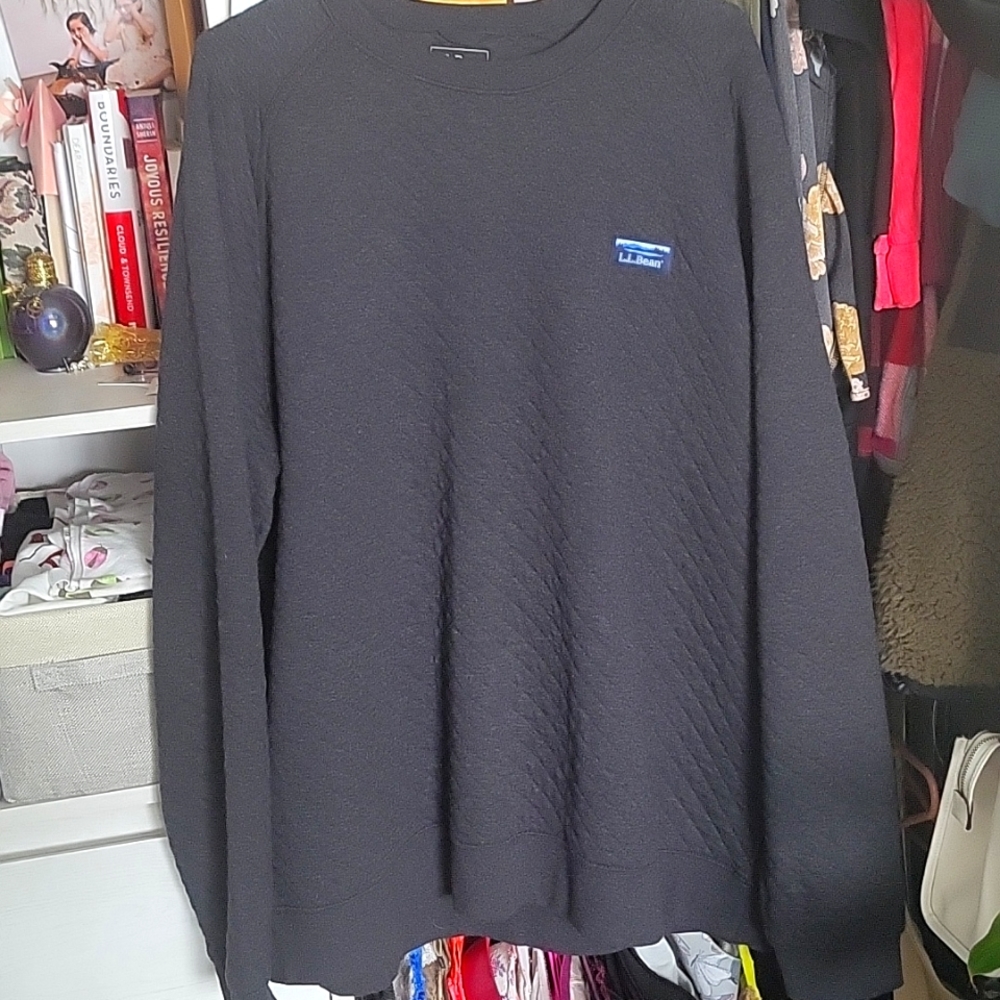 Ll bean xl quilted sweater